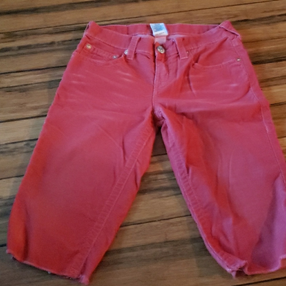 True Religion soft courderoy boy shorts